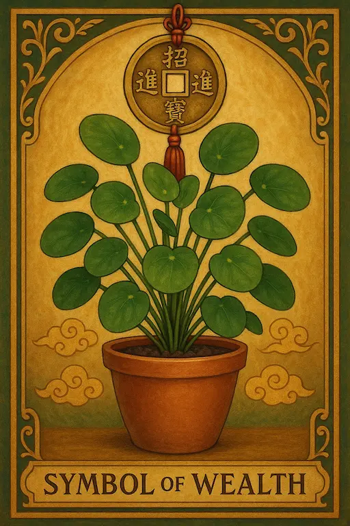 Chinese Money Plant Feng Shui Symbol of Wealth